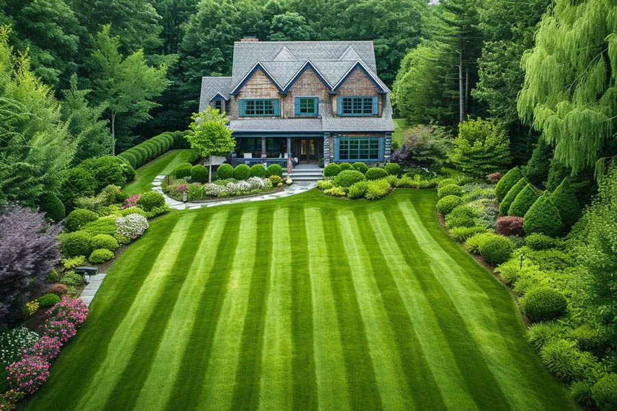 electric powered lawn mower