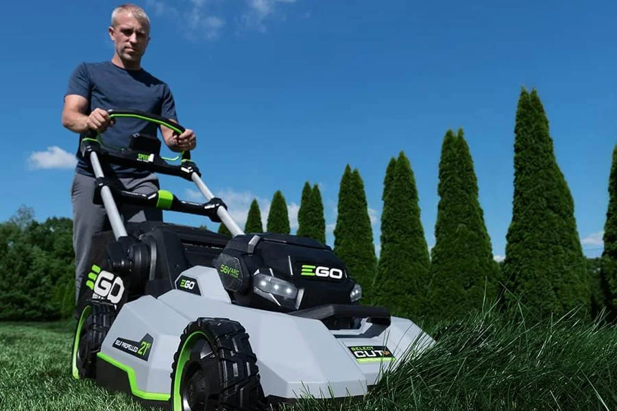 electric mulch lawn mower