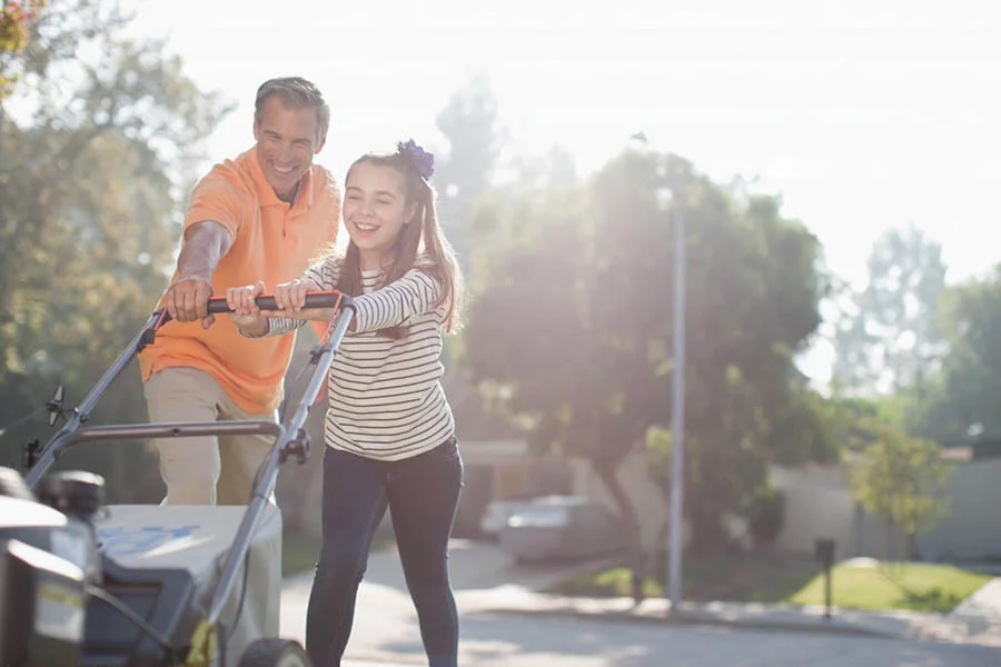 electric mulch lawn mower